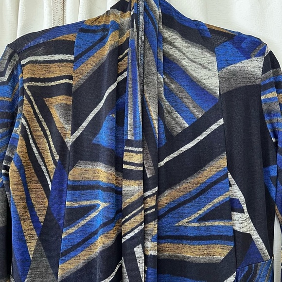 EUC Clara Sun Woo Cardigan Set in Blue Black and Gold size Small - Picture 8 of 10